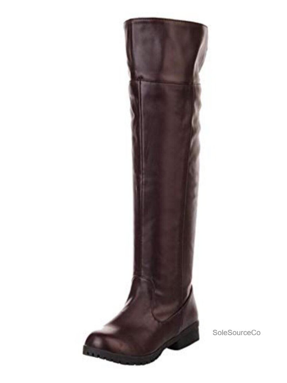 Men's Faux Leather Knee High Riding Cosplay Boots